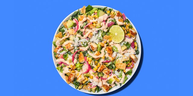 Crispy Chicken Poblano Salad