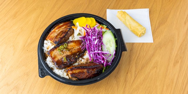 Braised Pork Belly Bowl