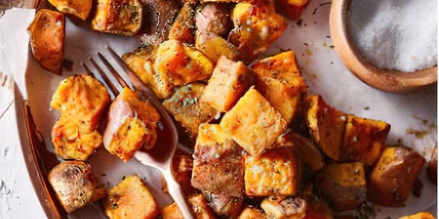 Sweet Potato Cubes