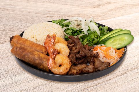 Rice Platter w/ 3 Proteins