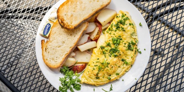 Portobello Mushroom Omelet