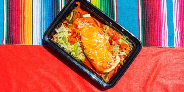 Veggie Burrito Boxed Lunch