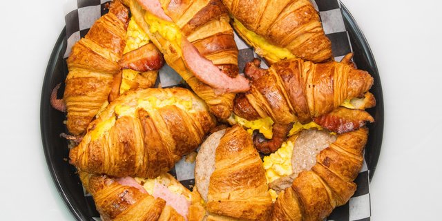 Breakfast Sandwiches on Croissants