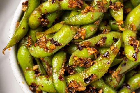 Soy Garlic Edamame