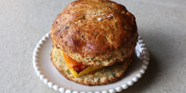 Chive BEC Sandwiches