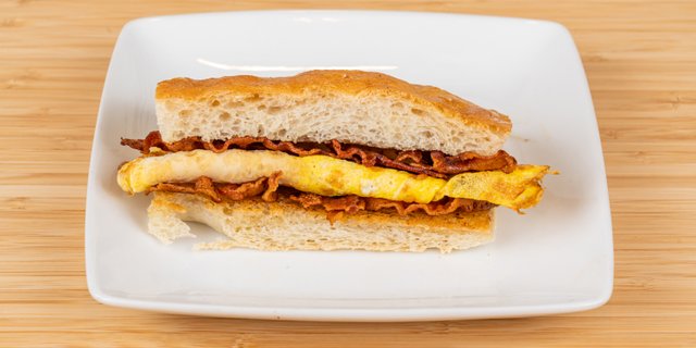 Bacon & Scrambled Egg Sandwich