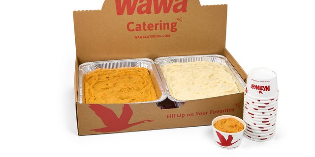 Sweet and Mashed Potato Hot Tray