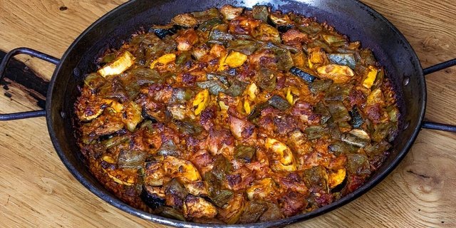 Chicken & Local Market Vegetables Paella