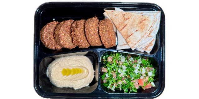 The Falafel Wrap Platter