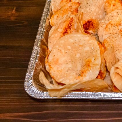 Tostada Chips & Chipotle Tomatillo Sauce