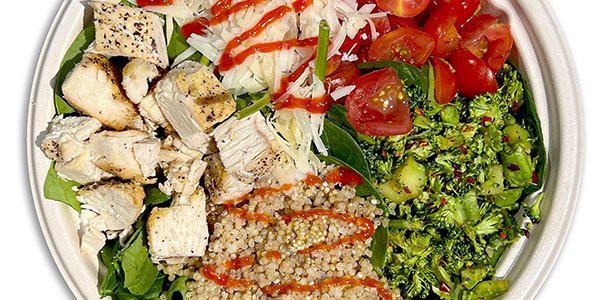 Spicy Chicken Pesto Bowl