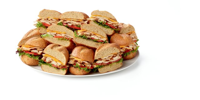 Chilled Grilled Chicken Sub Sandwich Tray
