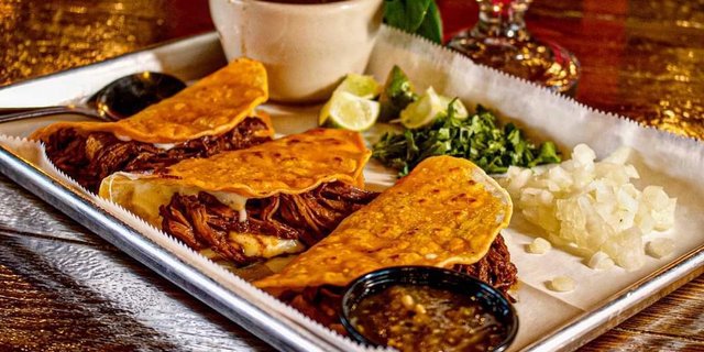 3 Birria Quesa-Tacos w/ Consommé