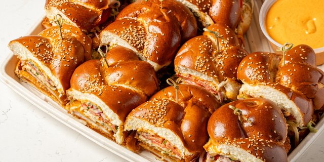 Crispy Chicken Schnitzel Sandwich Platter