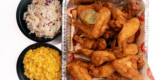 25 Whole Wings w/ 2 Sides