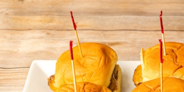 Beef Sliders W/ Cheddar