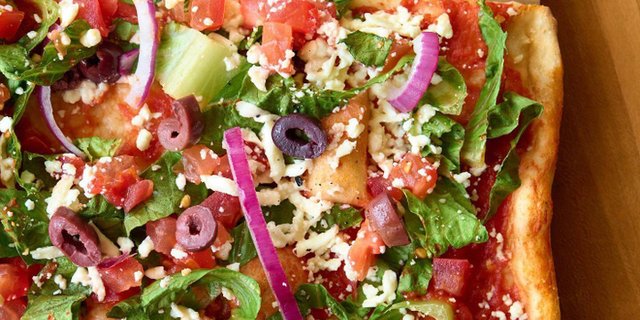 Gluten-Free Mediterranean Pizza