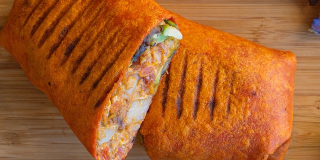 Individual Avocado Breakfast Burrito