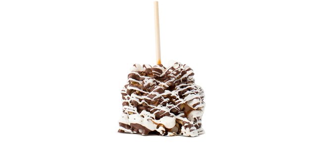 Rocky Road Caramel Apple