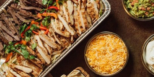 Chicken & Steak Fajitas Hot Bar