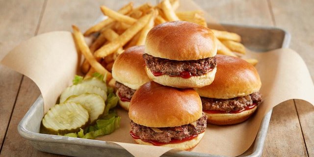 Individually Packaged Sliders w/ Fries*