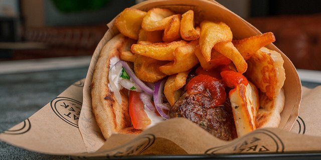 Pork Souvlaki Gyro