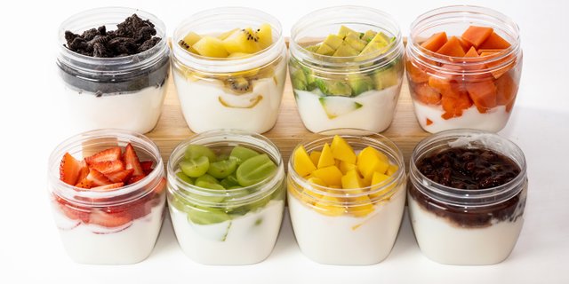 Fruit Coconut Pudding