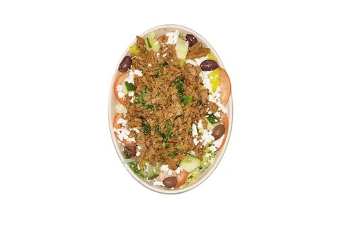Gyro on Salad Platter
