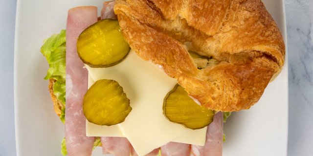 Smoked Ham Croissant Sandwich