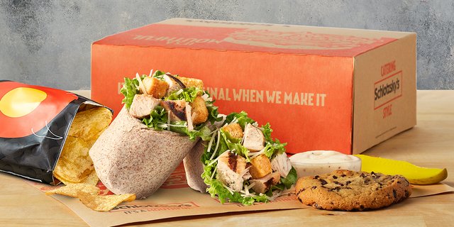 Greek Salad Wrap w/ Chicken Boxed Lunch