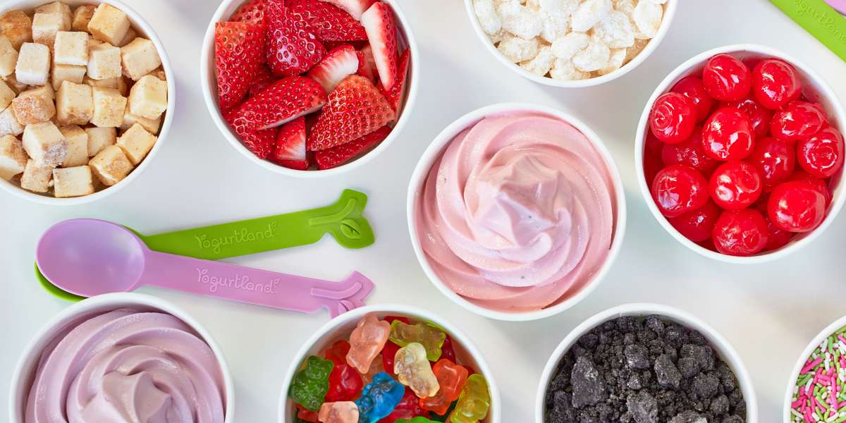 We proudly offer flavorful frozen yogurt with a personalized touch. With a variety of flavors, and countless topping combinations, we're bound to have the perfect treat for any occasion. - Yogurtland