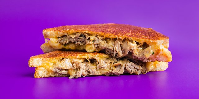 Pig Mac Grilled Cheese Sandwich