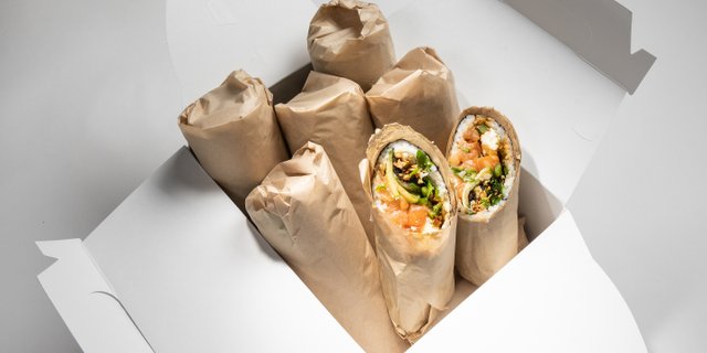 4 Pack Burrito Box
