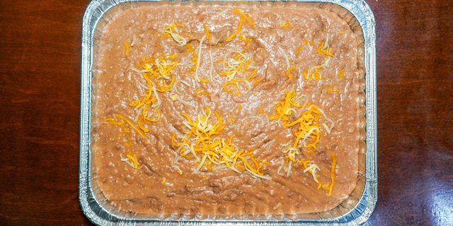 Refried Beans Half Tray