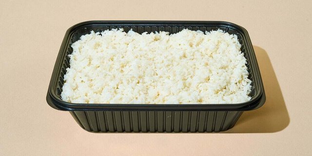 White Rice Tray