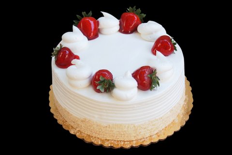 8" Strawberry Shortcake Cake
