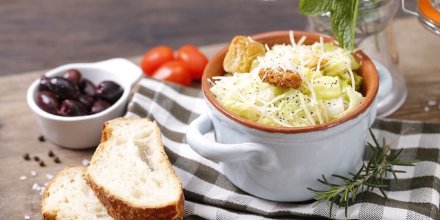 Search & Caesar Salad
