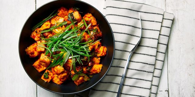 Tofu w/ Fresh Mint