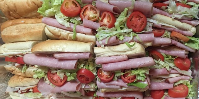 Tray of Cold Cut Subs