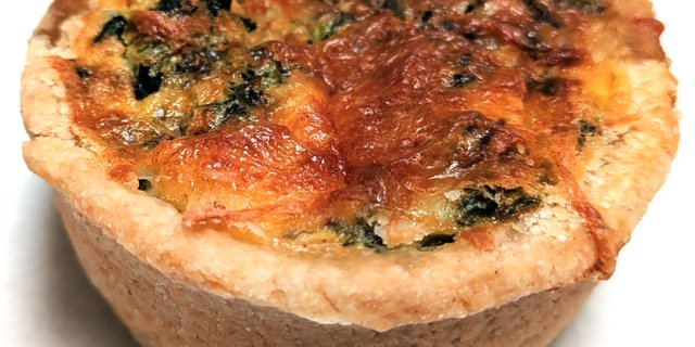 Spinach Mushroom Quiche