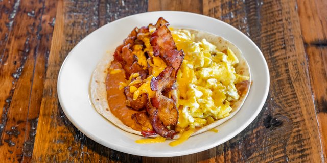 Bacon Up Breakfast Taco