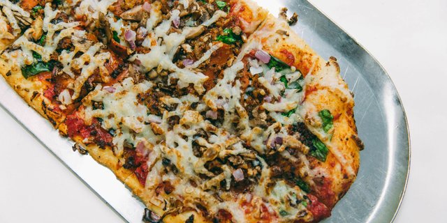 Nothing But A "V" Thang Pizza