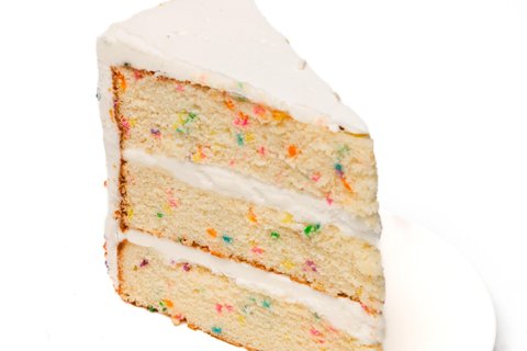 Confetti Cake Slice