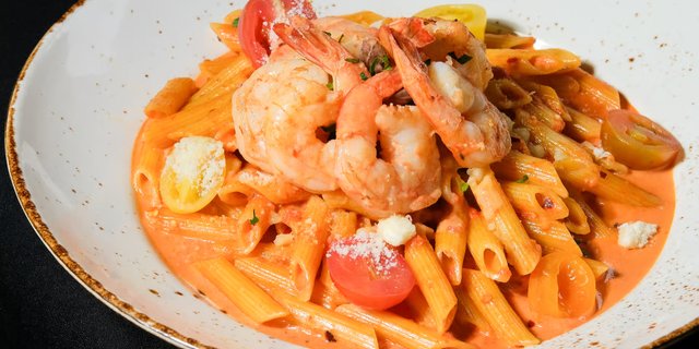 Shrimp Penne Diavolo