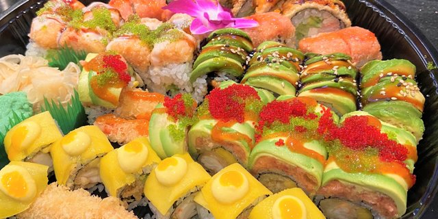 Special Sushi Roll Catering Package Serves 25 People