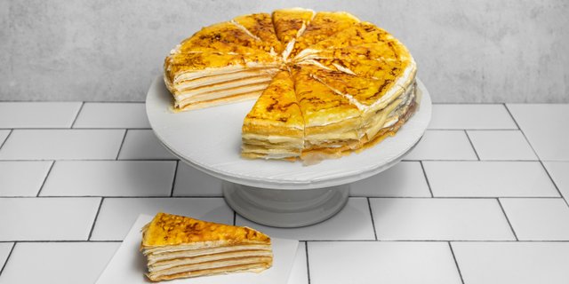 10" Dulce De Leche Mille Crepe Cake
