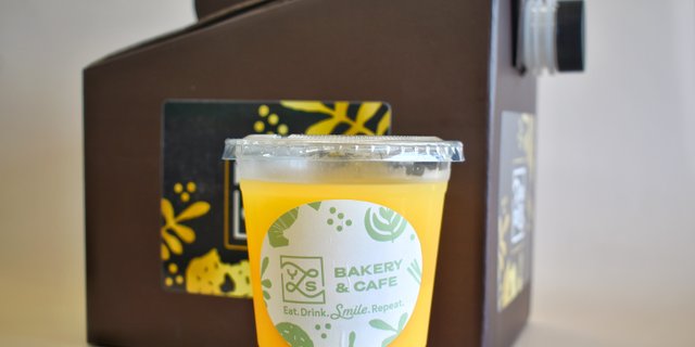 Fresh Squeezed Orange Juice Container