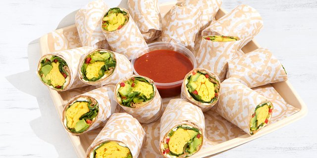 Fire Egg Wrap Platter