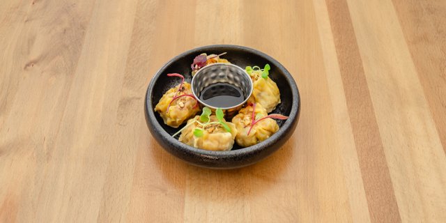 Steamed Chicken & Shrimp Dumplings
