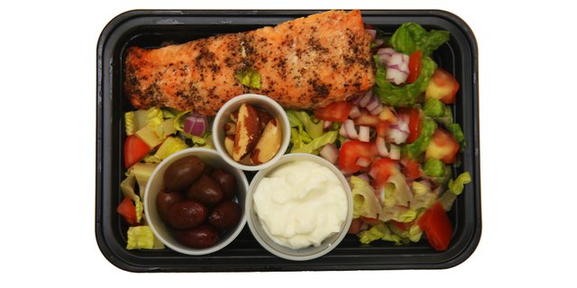 Keto Salmon Plate